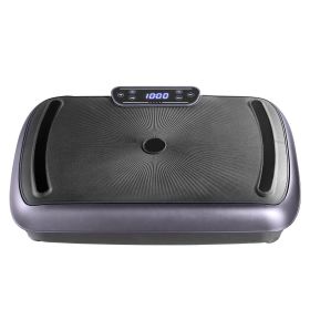 Vibration Plate Exercise Machine Whole Body Shaker Fitness Platform Black