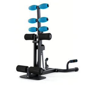 Sissy Squat Machine for Home Gym, All-in-One Deep Squat & Ab Workout Equipment, Adjustable Leg Exercise Machine for Glutes & Quads, 300 Lbs Capac (Option: Blue)