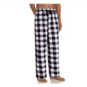 Women's Stretch Plaid Casual Pants With Pockets (Option: White-S)