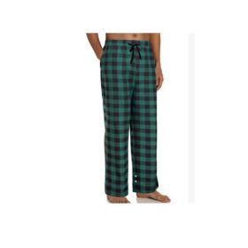 Women's Stretch Plaid Casual Pants With Pockets (Option: Green-XXL)