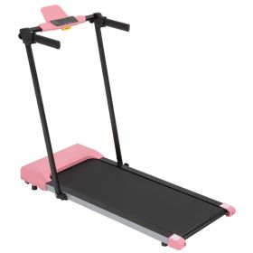 Treadmills For Home, Treadmill With LED For Walking & Running (Option: Pink)