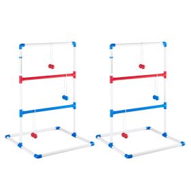 The Ladder Ball And Golf Throwing Ball Set Is Used For The Ladder Throwing Game And Includes 6 Balls, A Scoring Board And A Portable Bag. (Option: White)