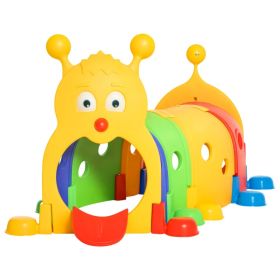 Lion Design Tunnel for Kids to Crawl Through, for 3-6 Years, Multicoloured (Option: Multi Colour)