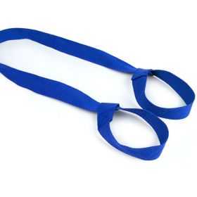 Yoga Mat Strap For Carrying, Adjustable Yoga Mat Carrier, Multiple Colour Yoga Mat Sling, Stretching Band, Durable Exercise Strap For Yoga, Pilat (Color: Blue)