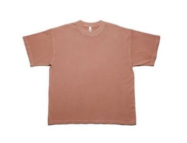 Oversized Short Sleeve Tee (Color: Coral, size: XL)