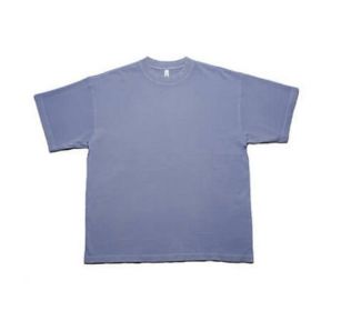Oversized Short Sleeve Tee (Color: Arctic Blue, size: XS)