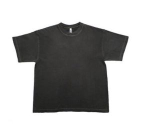 Oversized Short Sleeve Tee (Color: Vintage Black, size: S)
