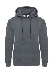 Heavyweight Fleece Pullover Hoodie (Color: CHARCOAL, size: S)
