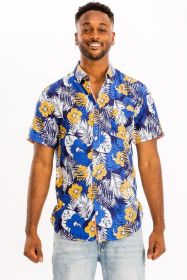 PRINT HAWAIIAN SHIRT (Color: MULTI, size: S)