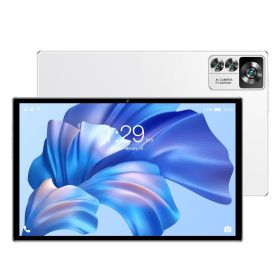 Tablet 10.1 inch Android Tablets, Android 13 Tablet Quad Core 8GB RAM 256GB ROM, 24MP Camera, 8000mAh Long Battery Life (Color: White)