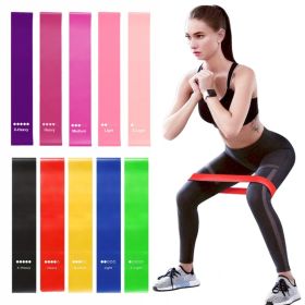 10 PCS Resistance Bands Loop Exercise Strength Workout Fitness Yoga Booty Band (US Logistics only For USPS.TK/TMEU only For self-pickup) (Option: Default Title)