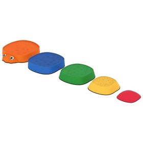 Ladybug Balance Stepping Stones for Promoting Balance Coordination and Strength, Outdoor & Indoor Obstacle Course (Option: Multi-colored)
